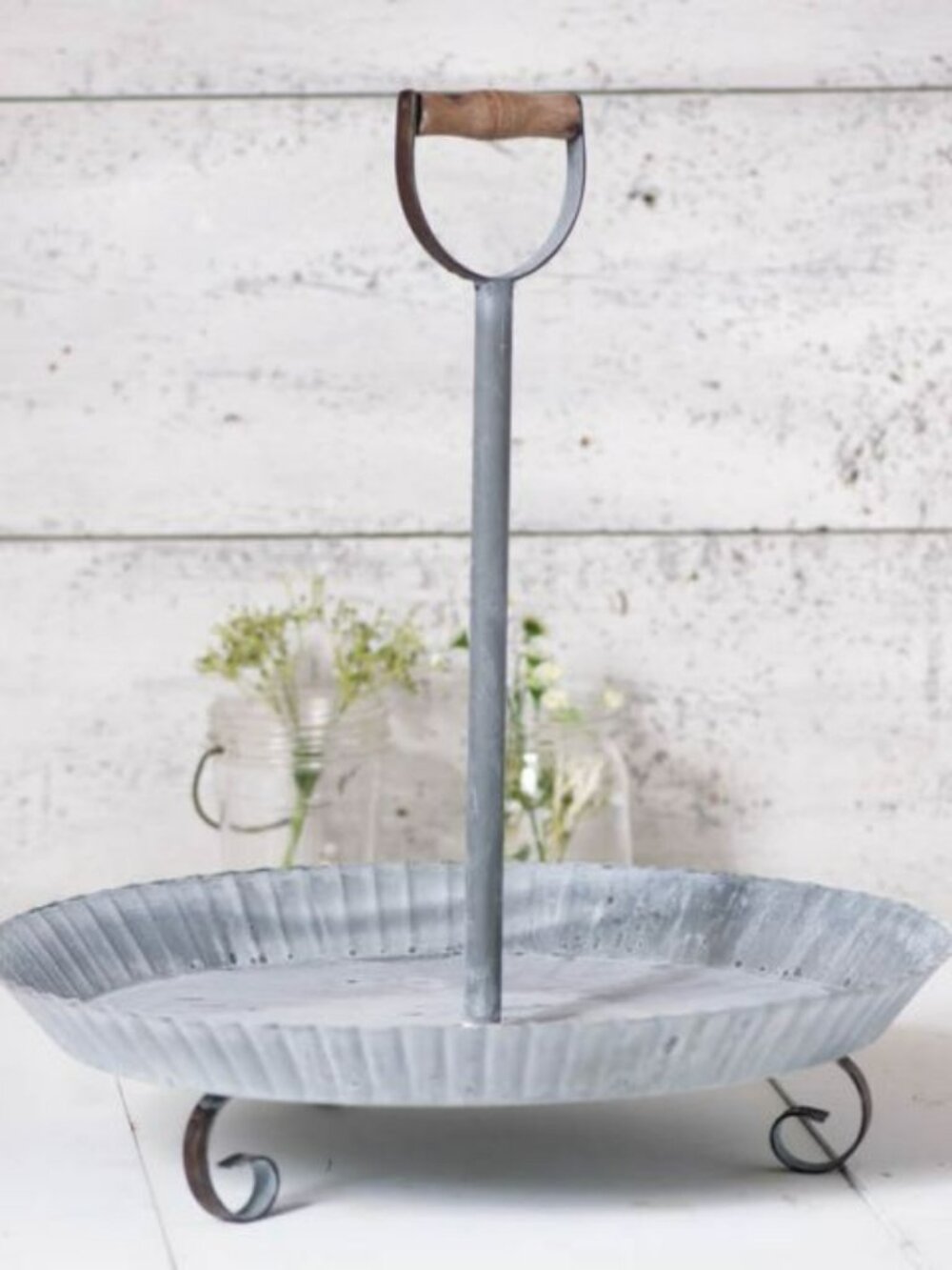 New Single Countertop Display in Weathered Zinc - large size